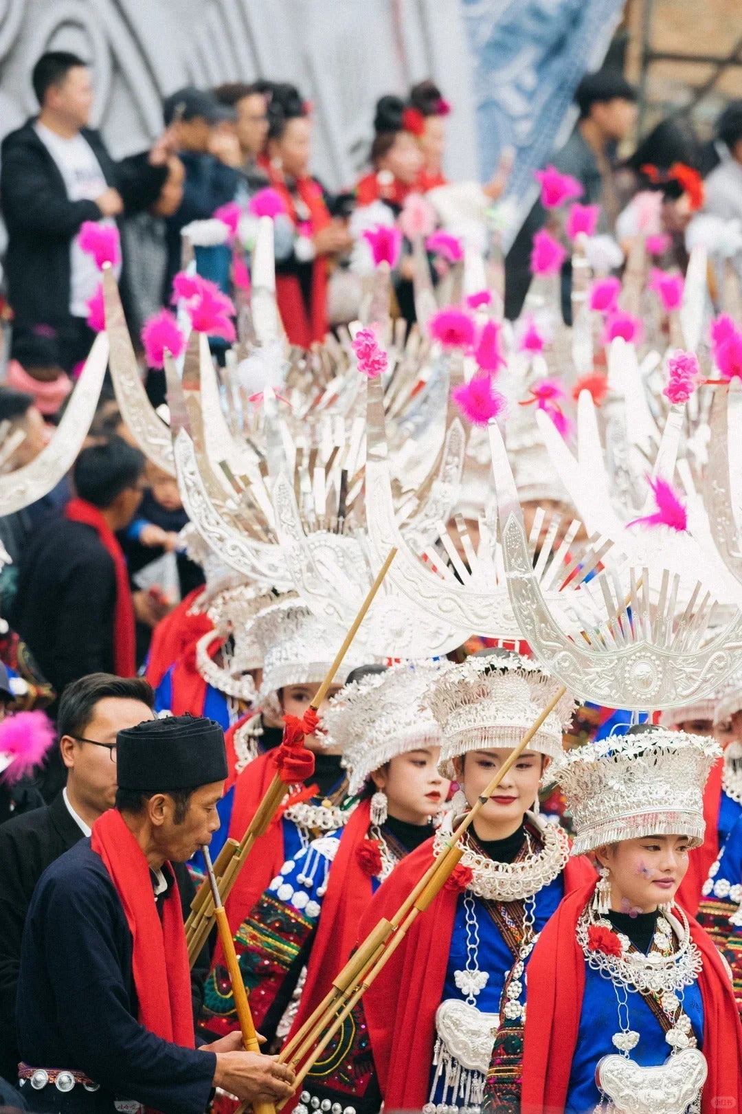 Miao, one of the ethnic minorities in Guizhou, China