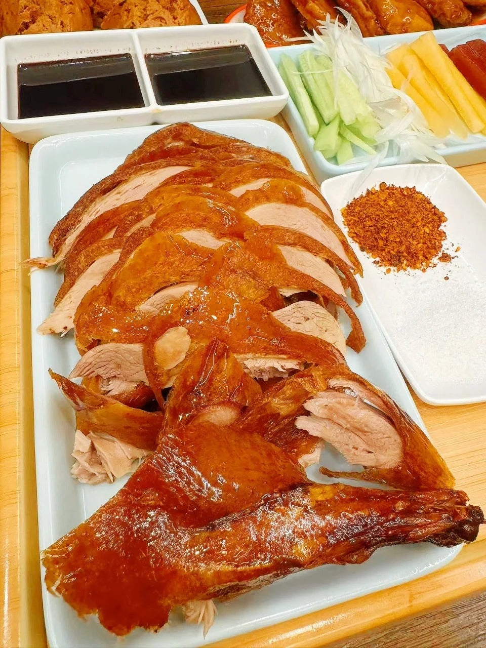 Peking Duck, a famous traditional delicacy of Beijing