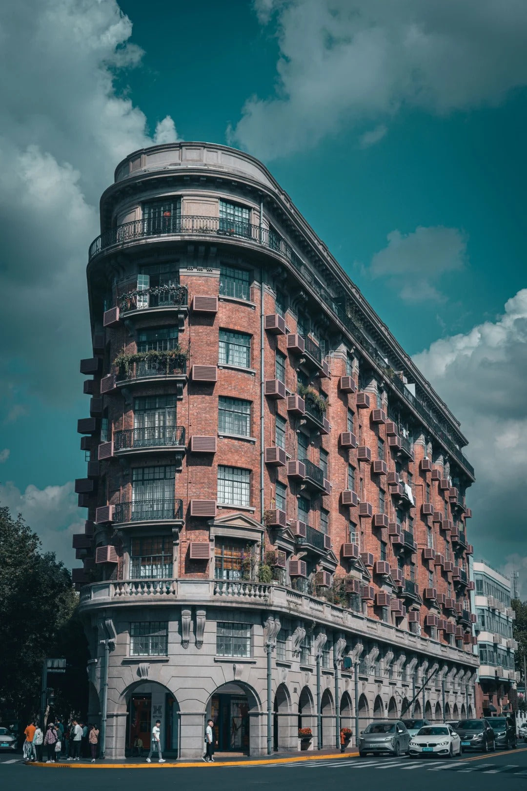 Wukang Building, a tourist attraction in China